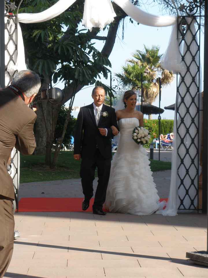 junto a mi padre