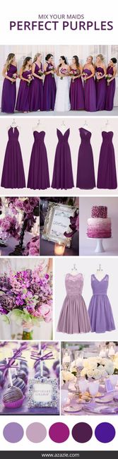 4. Boda en tonos morados