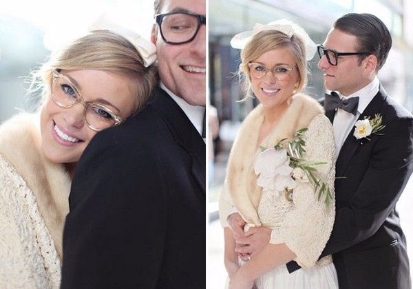 2. Novia con gafas