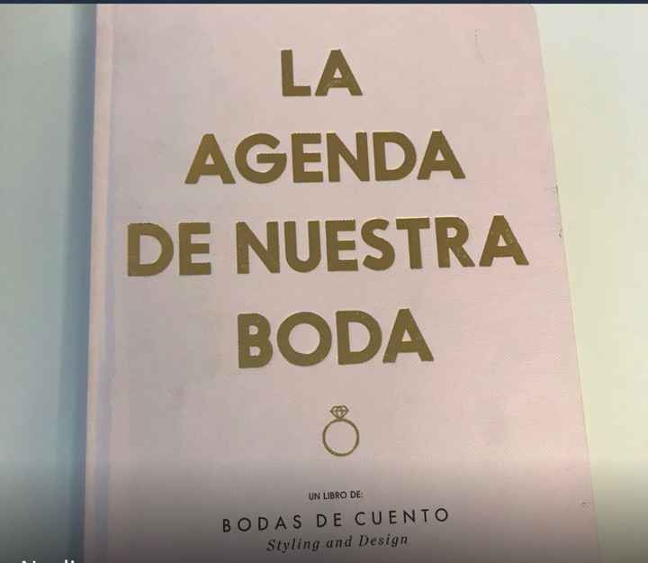 Agenda de bodas - 1