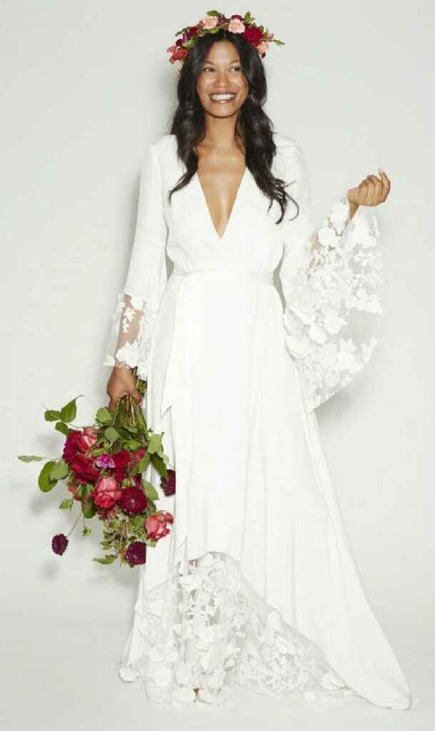 Vestido de novia boho en valencia - 1