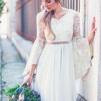Vestido de novia boho en valencia - 5