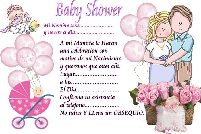 invitación baby shower