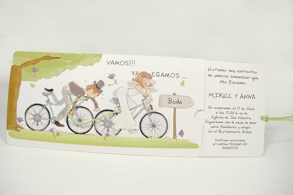 invitación bici