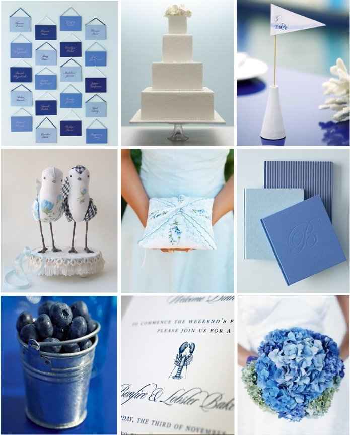 bodas en azul