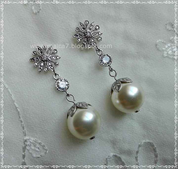 Pendientes perlas