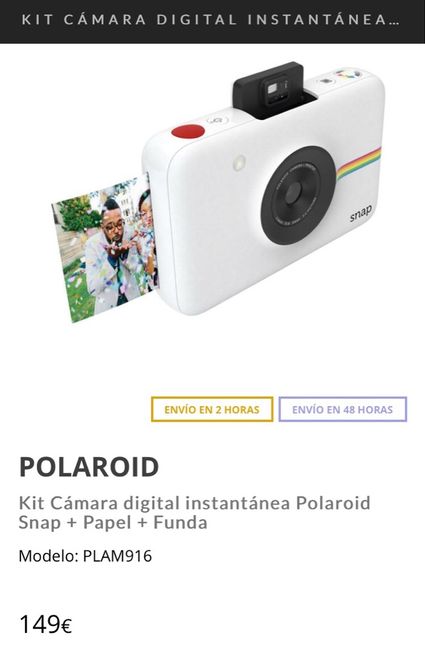 Si o no poner una polaroid en la boda? - 1