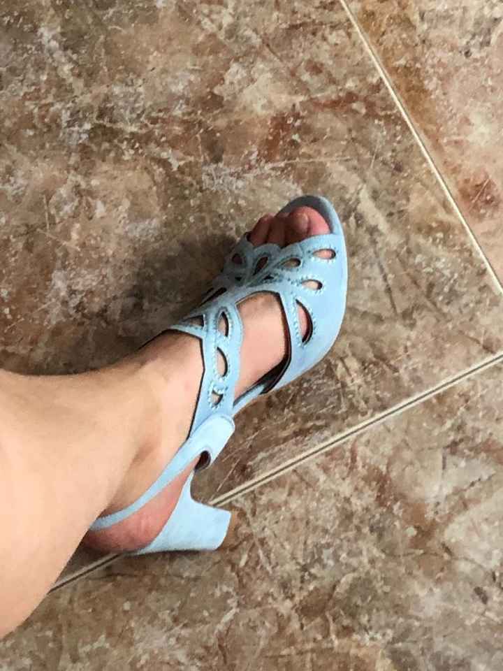 Zapatos azules donde - 1