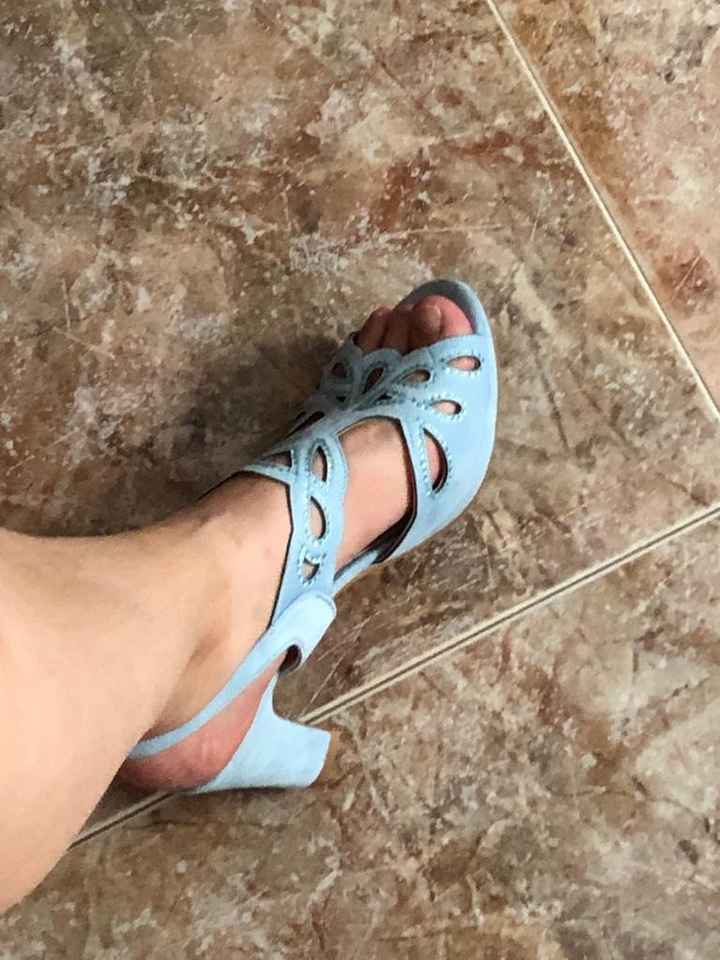 Zapatos azul bebé - 1