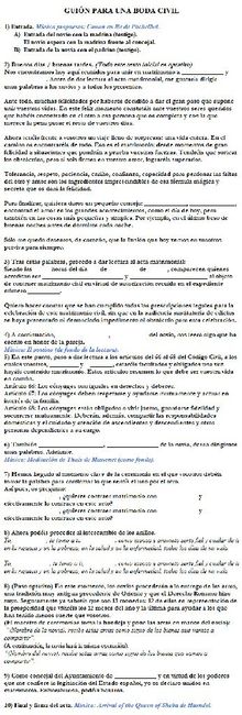 Guion ceremonia civil - 1