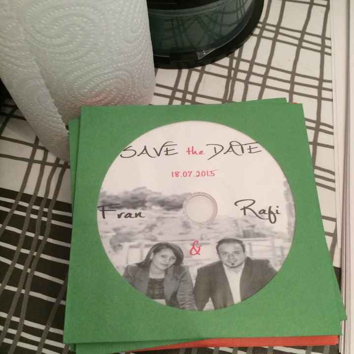 Nuestras invitaciones!!! por fin las tenemos. y el cd del save the date - 5