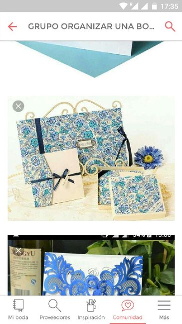 Invitaciones inspiracion azul!!! - 1