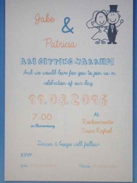 Wedding invitations