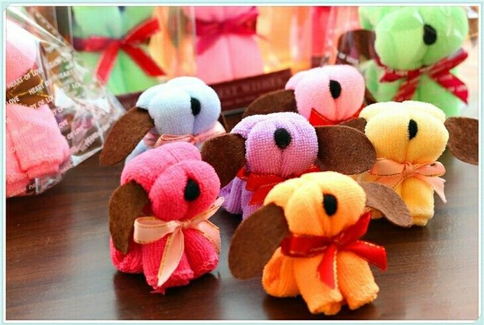 Toallas en forma de perro detalle - 2