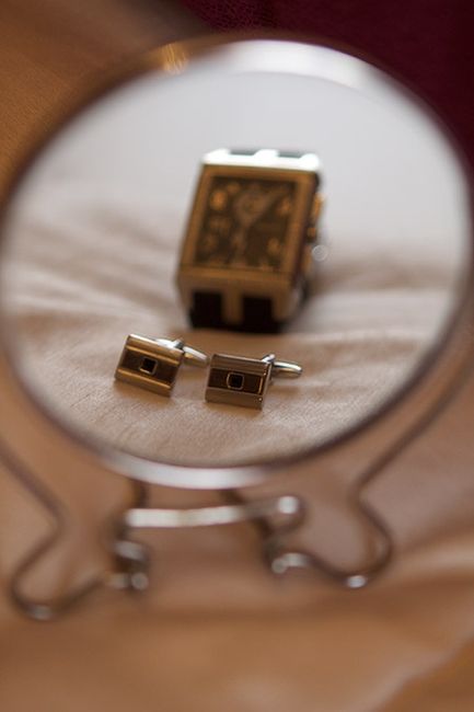 reloj y gemelos novio