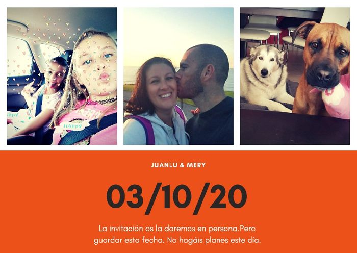 Entregar invitaciones de boda 1
