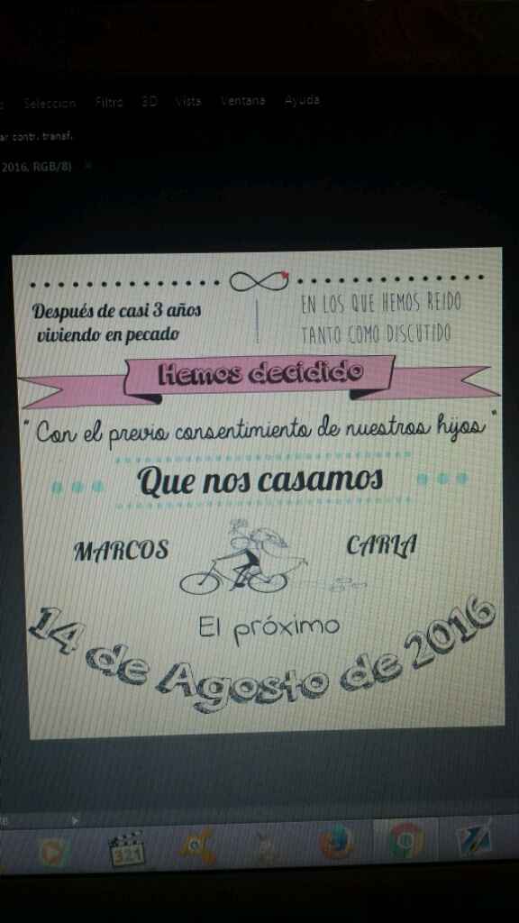 Invitaciones tipo mr.wonderful - 1