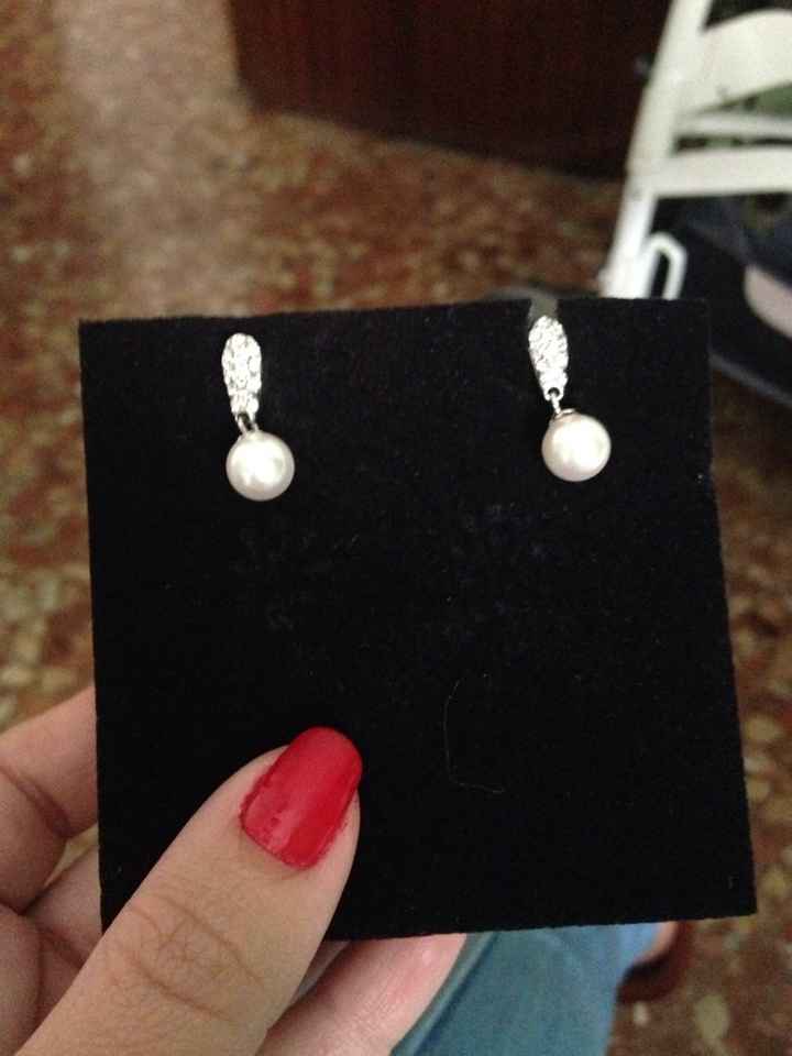 Pendientes perlas... cual os gusta!? - 1