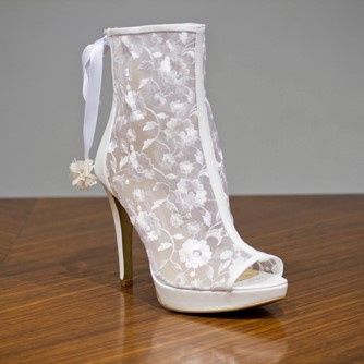 Botines de novia