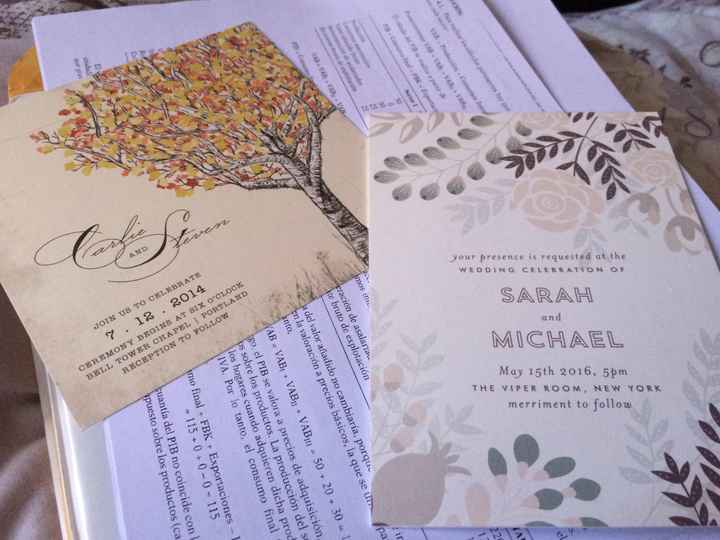 Invitaciones Otoñales