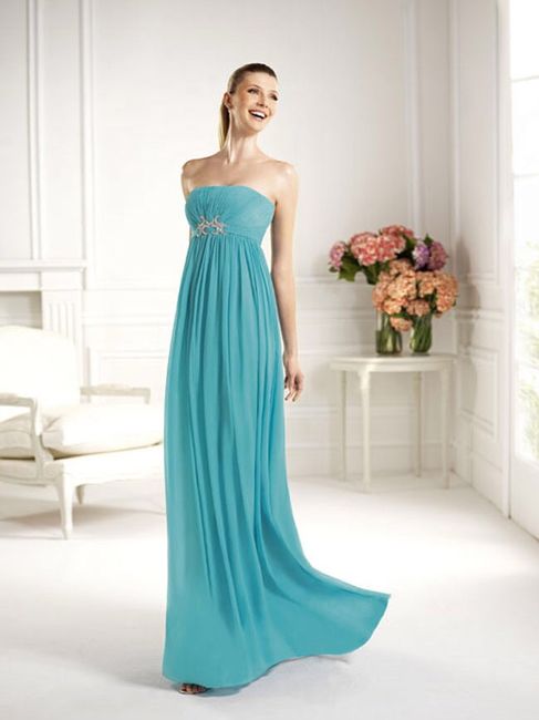 Vestido de damas baratos - 3