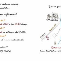 Invitación parte trasera