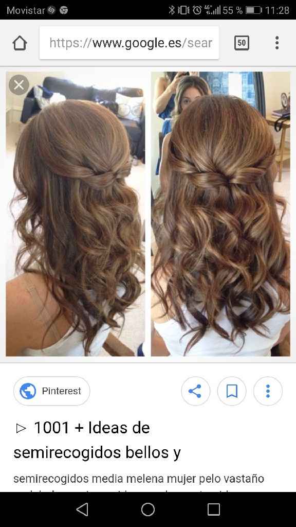Velo y pelo semi suelto - 1