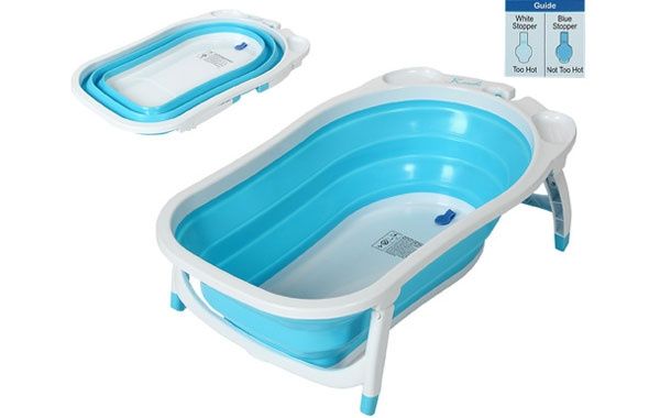 Bañar bebe en plato de ducha - 1