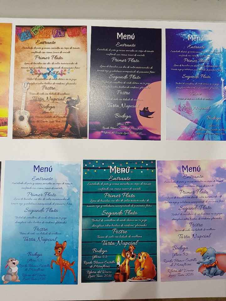 Meseros y menús terminados - 7