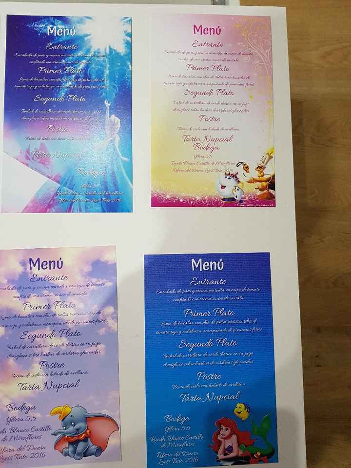 Meseros y menús terminados - 8