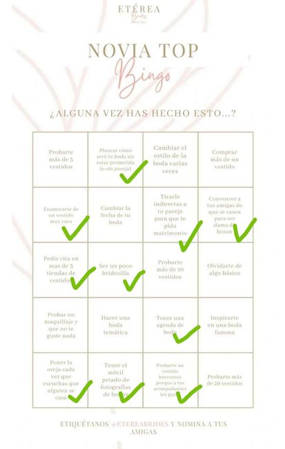 Bingo de novia, ¡a ver quién me supera! - 1