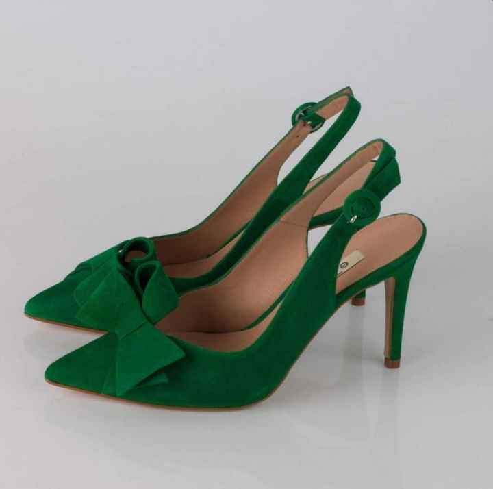 Zapatos invitada verdes - 1