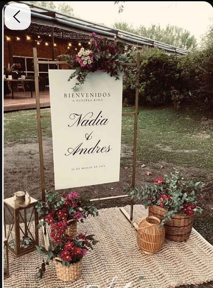 Cartel de Bienvenida - 1