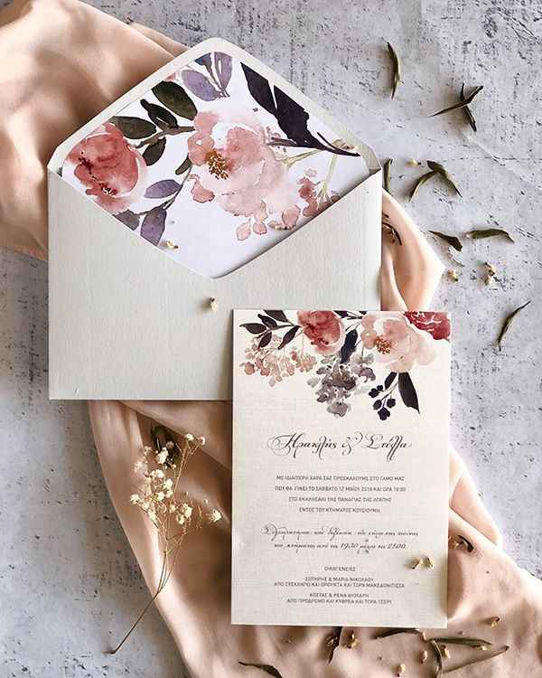 Forros sobre invitaciones (blanco y burdeos) - 2