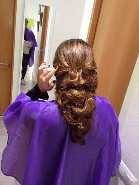 Mi prueba de peinado y maquillaje  - 2