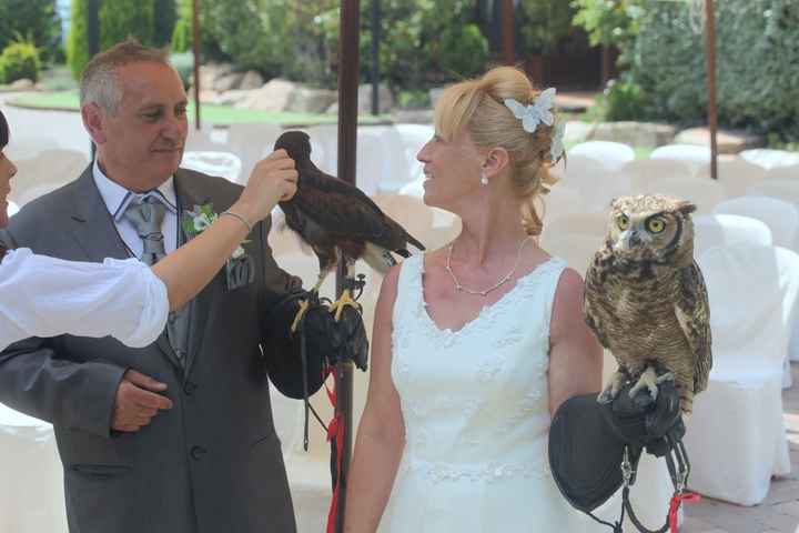 los dos con los pajaros