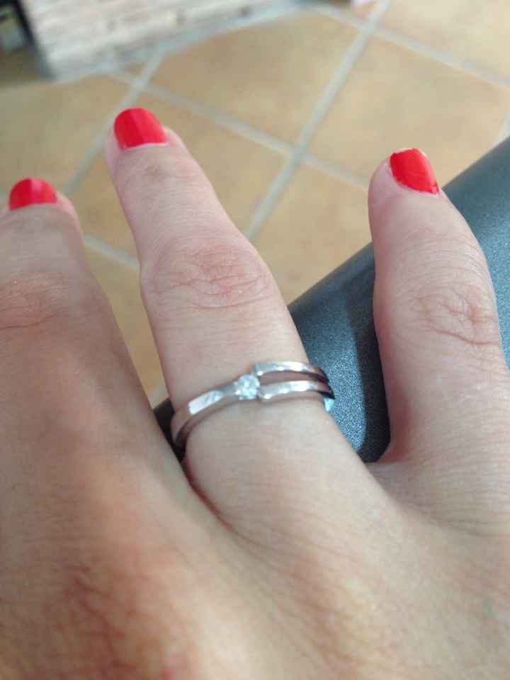 Mi precioso anillo de compromiso!! - 1