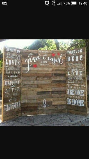 Photocall casero - 1