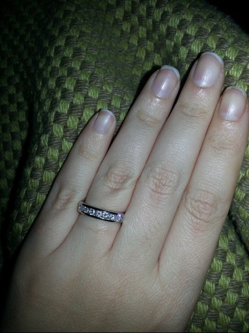 Nuestros anillos de compromiso... - 1