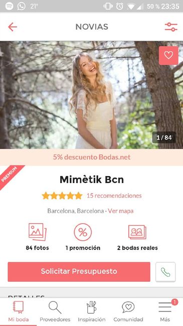  Vestidos de novia estilo romántico bohemio - 1