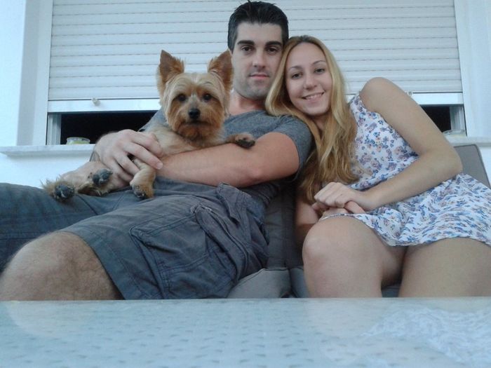 Roberto, Dino y Paula.