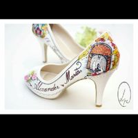 Mis zapatos pintados a mano! - 2