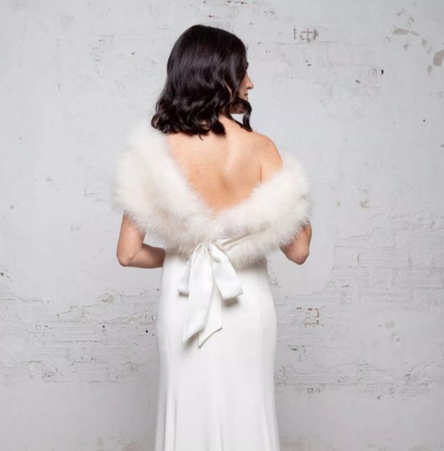 Accesorios de novia para días fríos ❄️ 4