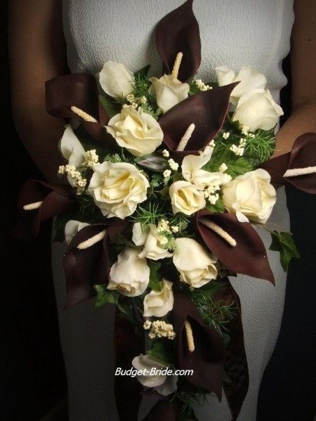 Ramo marron y blanco
