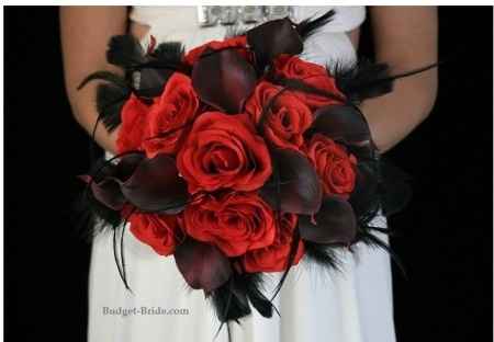 Ramo rojo y marron