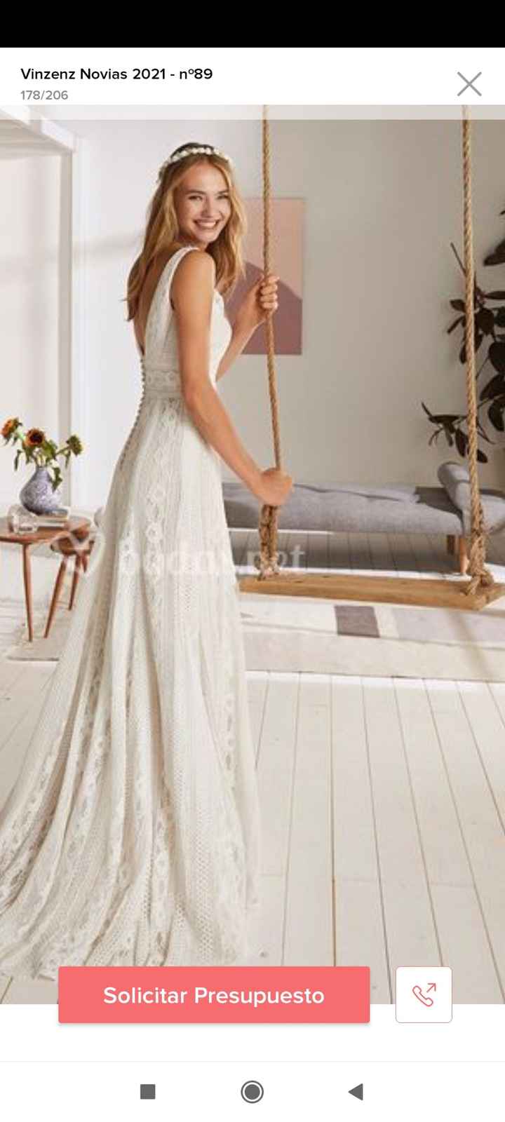 Hola chicas, miro y miro tiendas de novias en la aplicación. - 1