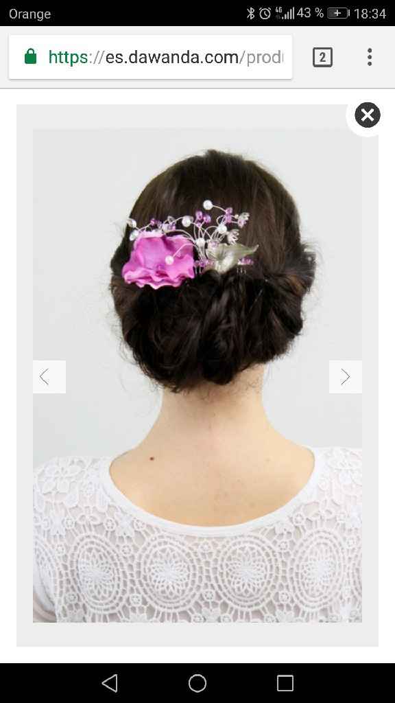 Tocado fucsia - 1