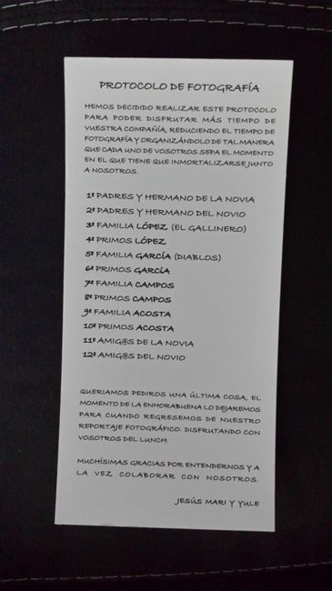protocolo de fotografia