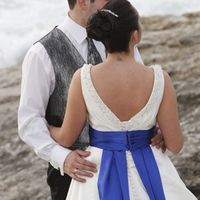 En la playa