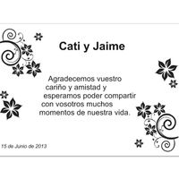 Tarjetas agradecimiento